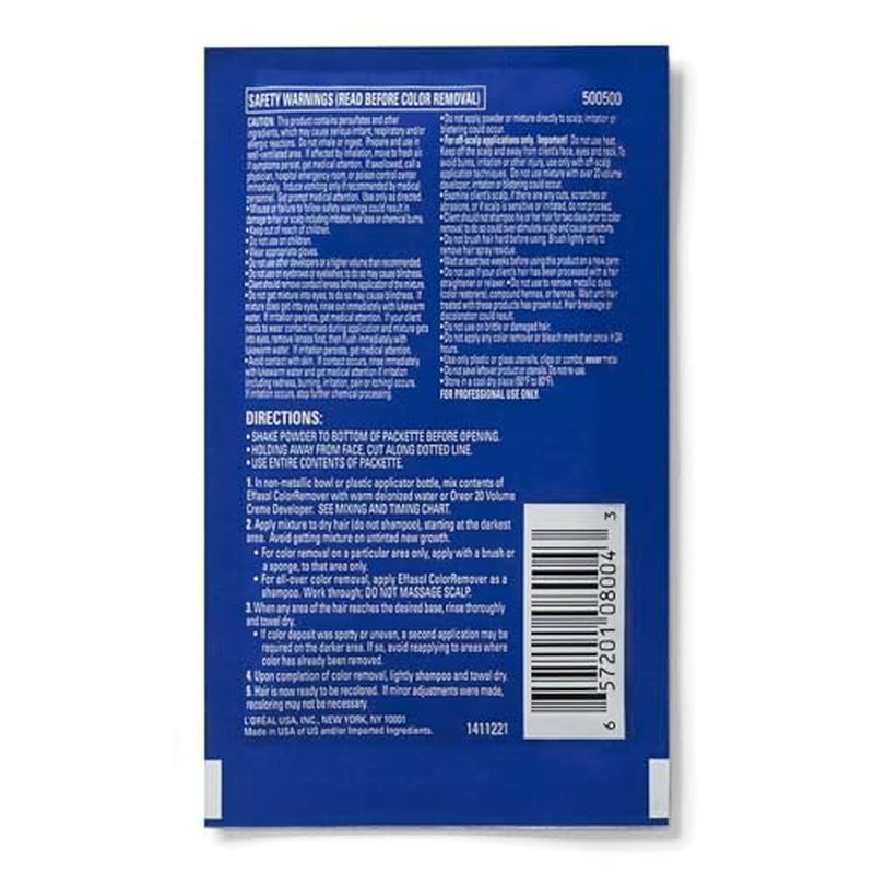 L'Or?al Technique Quick Blue High Performance Hair Lightener - Hair Bleaching Powder - No Drip Formula, Extra Strength Lightening Action Lifts Up To 7 Levels, Single Application