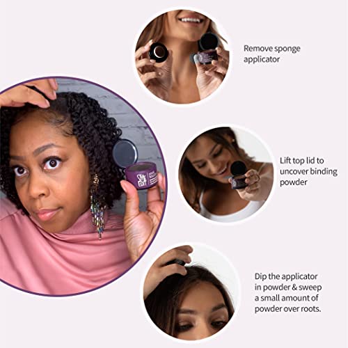 Style Edit Root Touch Up Powder for Black Hair Gray Coverage 1 Count