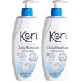 Keri Whole Body Therapy Original, Continuous Moisturization, 3 Essential Moisturizers (Vitamin E, Aloe and Sunflower Seed Oil), 15 oz Pump (Pack of 2)