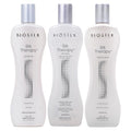 Hair Care Kit - BioSilk Silk Therapy Shampoo Conditioner & Leave-In Serum - Hair Cleaner Conditioner Variation