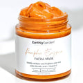 EarthlyGarden Pumpkin Enzyme Face Mask 4 oz – Brightening Vegan Facial Treatment