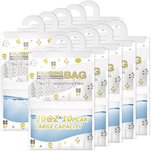 Vacplus Moisture Absorber Bags Unscented 20 oz Hanging Dehumidifier, Strong Absorption