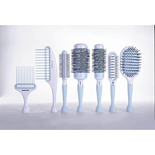 Cricket Friction Free Paddle Hair Brush for Detangling and Styling Professional Anti-Static Hairbrush for Long Thick Curly Straight Wavy All Hair Types (Pack of 2)