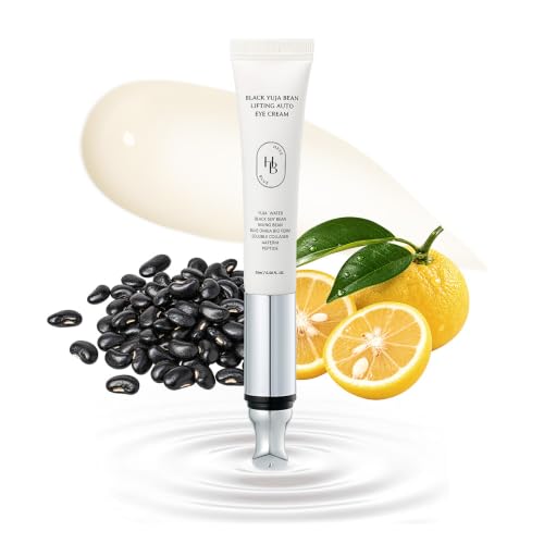 HEVEBLUE Yuja Bean Lifting Eye Cream for Sensitive Skin – Vegan, Anti-Aging Eye Treatment