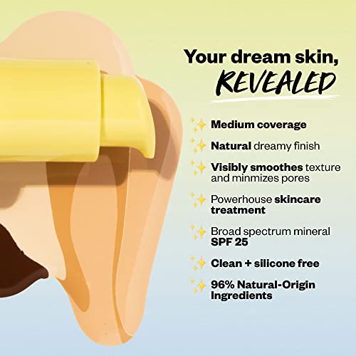 Kosas Revealer Liquid Foundation SPF 25 ? Medium Buildable Coverage, Hydrating Natural Glow Finish, Light Medium Neutral 200