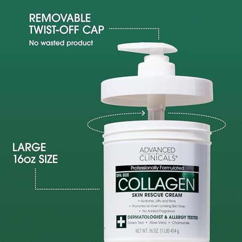 Collagen Face & Body Cream Set - Hydrating Anti-Aging Skincare for Men & Women