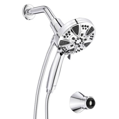 Lava Odoro Handheld Shower Head with Magnetic Dock Chrome - 9 Modes & 72-Inch Hose