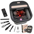 Collapsible Foot Spa Bath with Heat, Bubble Jets, Massage & Pumice Stone