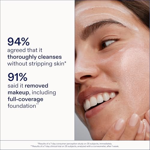 Skinfix Ceramide + Ectoin Gentle Gel Cleanser - 5 oz - SPF + Makeup Remover - Hydrates Skin - Vegan, Cruelty Free
