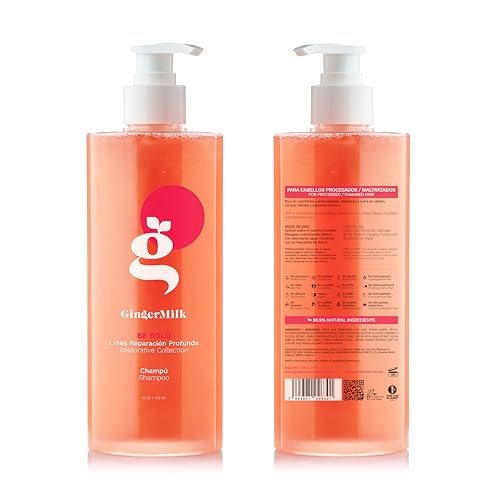 Ginger Milk Ginger Shampoo for Damaged, Color-Treated Hair - 16 Fl Oz - Pack of 1
