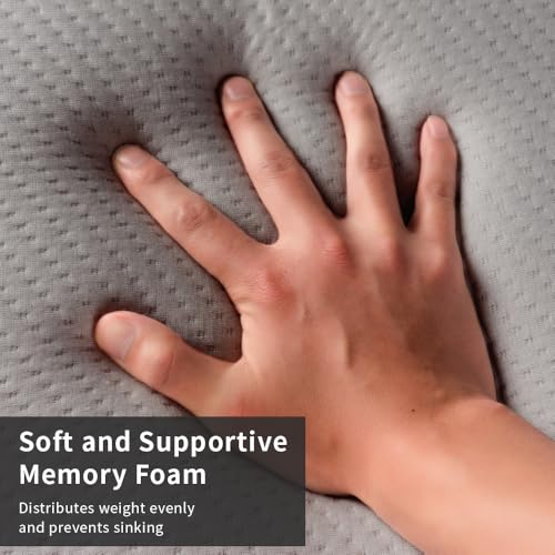 Memory Foam Massage Table Topper 73x24x2 Inch with Removable Cover Non-Slip Support Cushion for Beauty & Massage