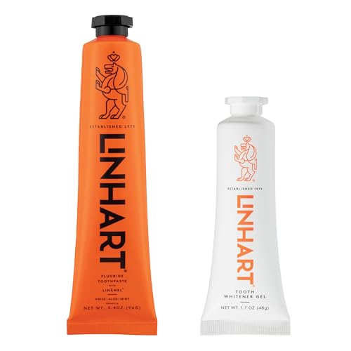 Linhart Smile Care Set - Toothpaste 3.4 oz & Daily Care Gel 1.7 oz - Gel & Paste Variations