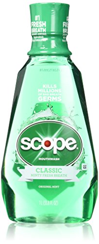 Scope Mouthwash Original Mint 33.8 Oz Pack of 2 - Fresh Breath Oral Care