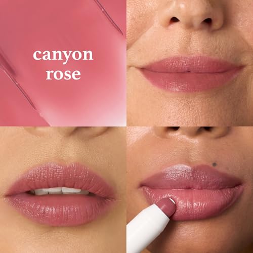 Julep So Plush Glossy Lip Oil + It¡¯s Balm Lip Crayon Duo | Hydrating Lip Care with Nourishing Oils & Buttery Smooth Color | Sheer Pink Glossy Shine & Long-Lasting Rose Tint | Vegan & Cruelty-Free