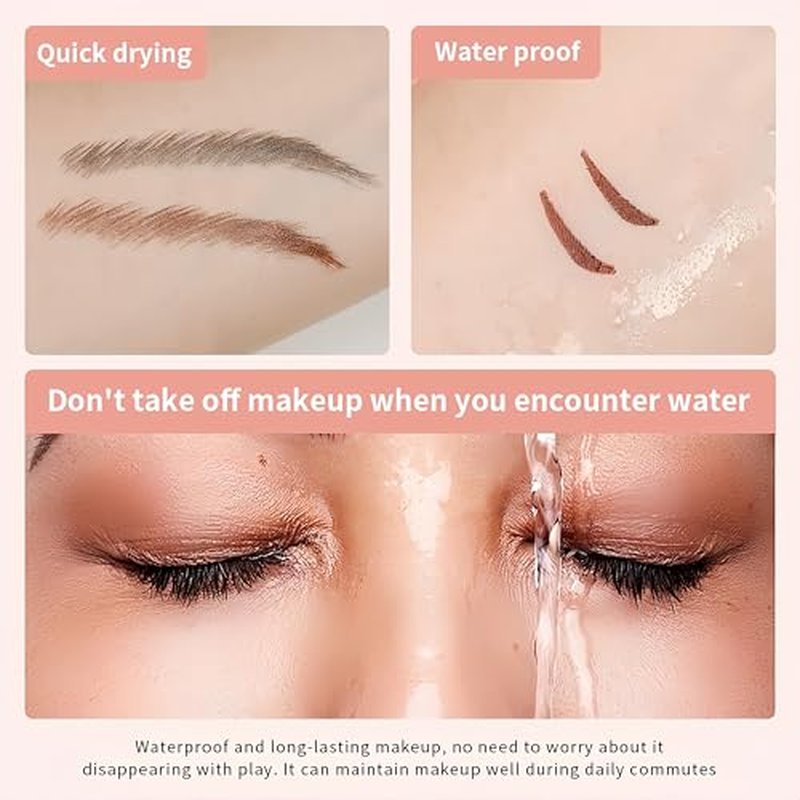 Eyeliner Stamp Upgraded Foldable Eyeliner Stamp for Perfect Wings, Waterproof Eyeliners Tool, Smudge Proof Eyeliners Pen for Beginners, Black