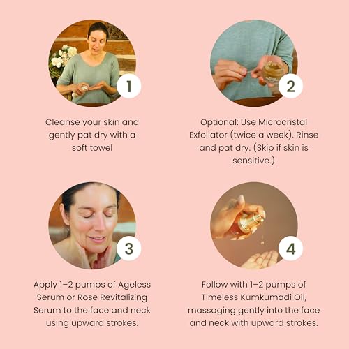 Shankara Kumkumadi Oil for Face - Pure Saffron with 32 Ayurvedic Flowers ? Gua Sha Facial Oil for Glowing Skin ? (5ml) Timeless Kumkumadi Tailam Original Scent ? Moisturizing and Hydrating