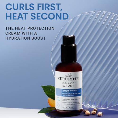 Heat Protectant Curl Cream for Curly Hair - 4.4 oz