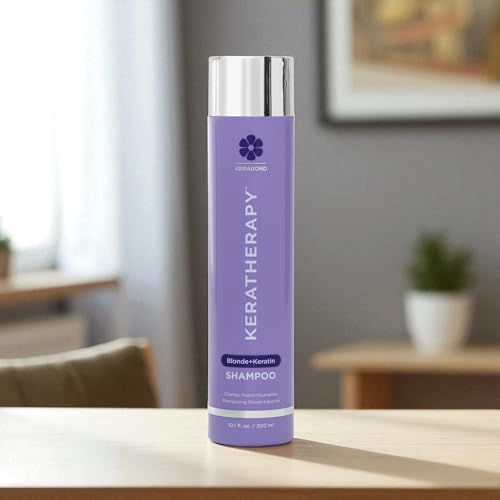 Violet Toning Shampoo for Blonde Hair - Sulfate & Paraben Free, 10.1 fl oz