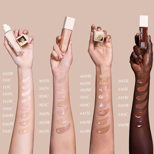 Lanc?me Teint Idole Ultra Wear Care & Glow Longwear Foundation with SPF 27, Hydrating Medium Buildable Coverage & Glow Finish