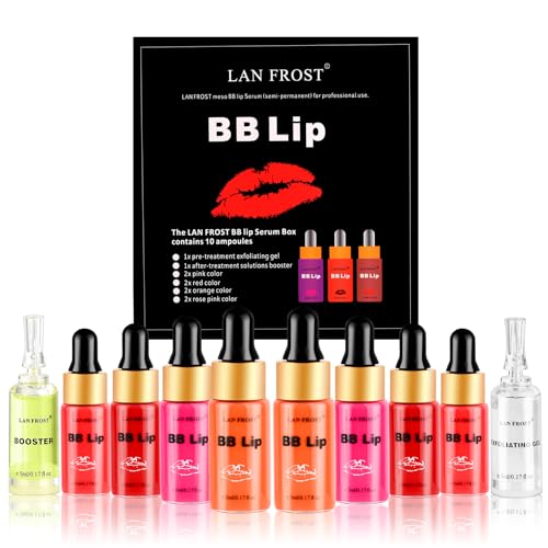 TRESSON BB Lips Serum Starter Kit - 4 Color Lip Gloss & Treatment Set