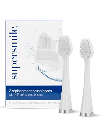 Replacement Toothbrush Heads for Sonic Electric Toothbrush LS45 - 2 Pack