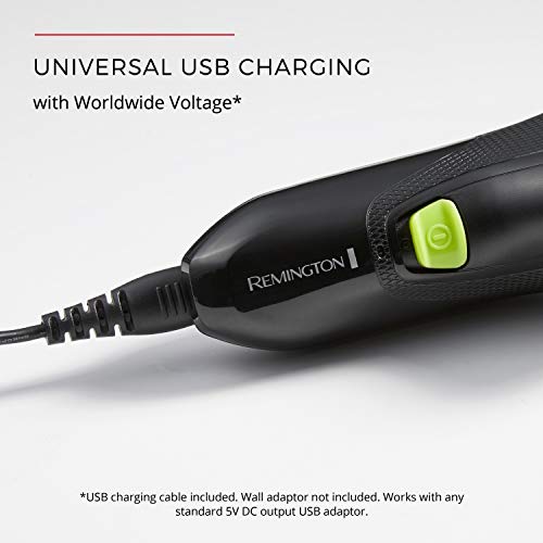 Remington Ultrastyle Rechargeable Rotary Shaver Black/Neon Green - 1 Count