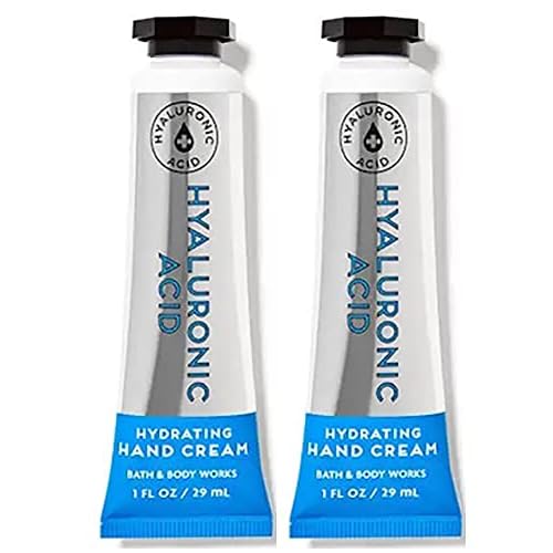 Bath & Body Works Hyaluronic Acid Hydrating Hand and Body Cream 1.0 Fluid Ounce, 2-Pack (Hyaluronic Acid)