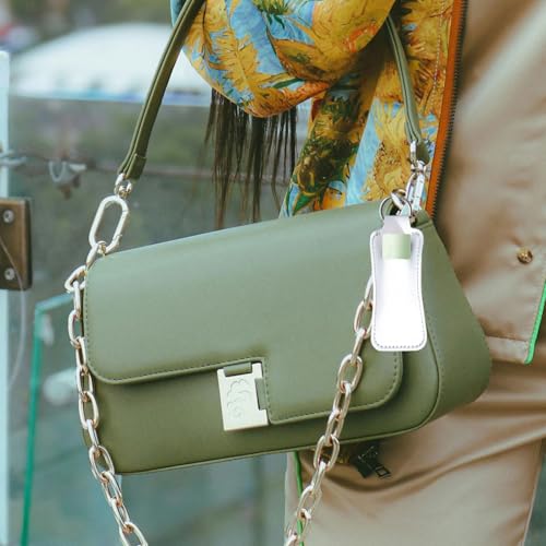 120 Pcs Sublimation Lipstick Holder Keychain Set - Travel Organizer with Key Ring for Women