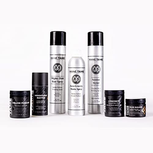 Mane Tame Professional Hair Spray Men 10oz - Firm Hold, Fast Drying, Humidity Resistant
