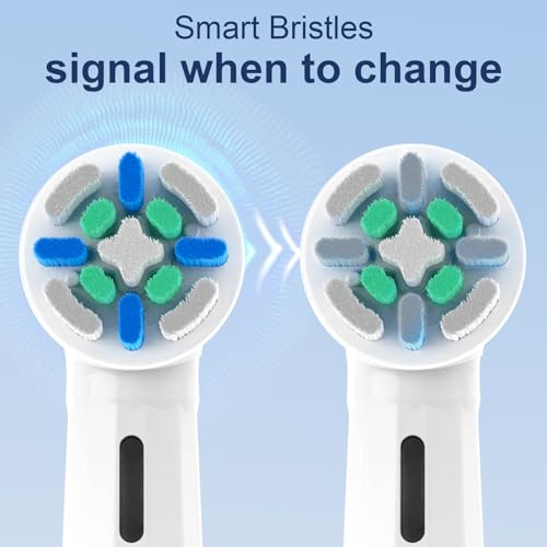JINKOSZEL White Replacement Toothbrush Heads for Oral B IO 2-10 - Pack of 6