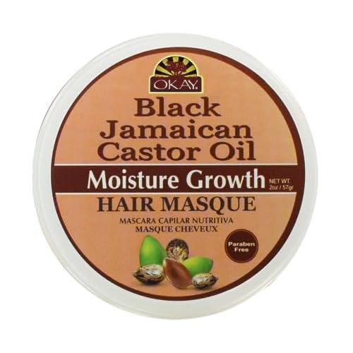 OKAY Black Jamaican Castor Oil Hair Masque - 2 oz / 59 ml