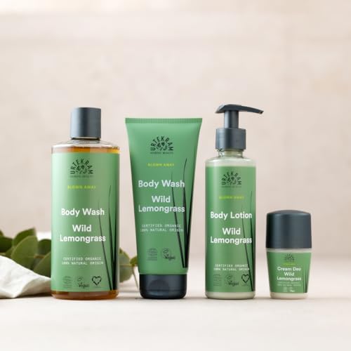 Urtekram Body Lotion - Wild Lemongrass - All Skin Types - 245 ml, Vegan, Organic, Moisturizing, Natural Origin