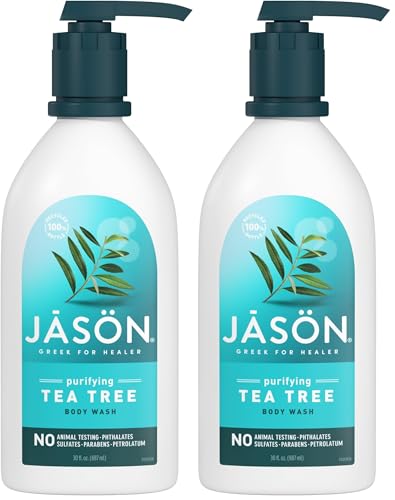 JASON Tea Tree Purifying Body Wash 30 Fl Oz Pack of 2 - Gentle, Cruelty-Free
