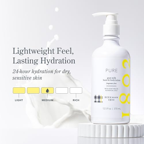 Pure Goat Milk Body Lotion - Fragrance-Free, 12.5 fl oz - Nourishing & Hydrating - Variation of THIS listing