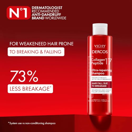VICHY Dercos Collagen Peptide 17 Ultra Repairing Shampoo +