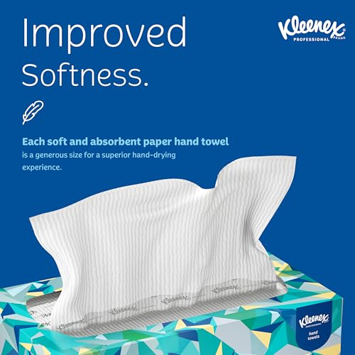 Bulk Paper Hand Towels - 18 Boxes of Soft Absorbent Towels, 120 Sheets Each