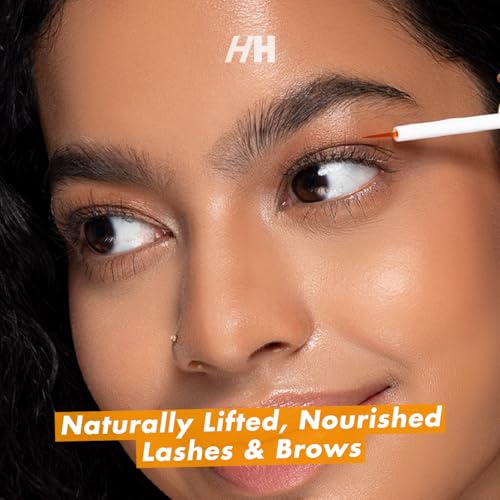 Handmade Heroes 100% Natural Vegan Lash & Brow Serum ? Rosemary & Pumpkin Seed Oil for Fuller, Thicker Looking Eyelashes, Eyebrows ? Gentle & Nourishing Formula Prostaglandin Free