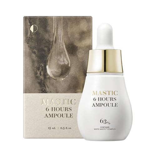 MASTINA Mastic Ampoule Serum - Face & Radiance, 0.51 Fl Oz, Pack of 1