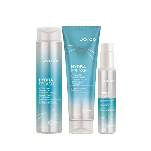 Joico Hydrasplash Hydrating Hair Set with Shampoo Conditioner & Treatment for Fine Hair
