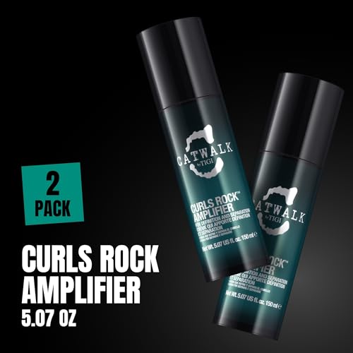 TIGI Catwalk Curls Rock Amplifier Curl Cream 2-Pack for Defined, Frizz-Controlled Waves