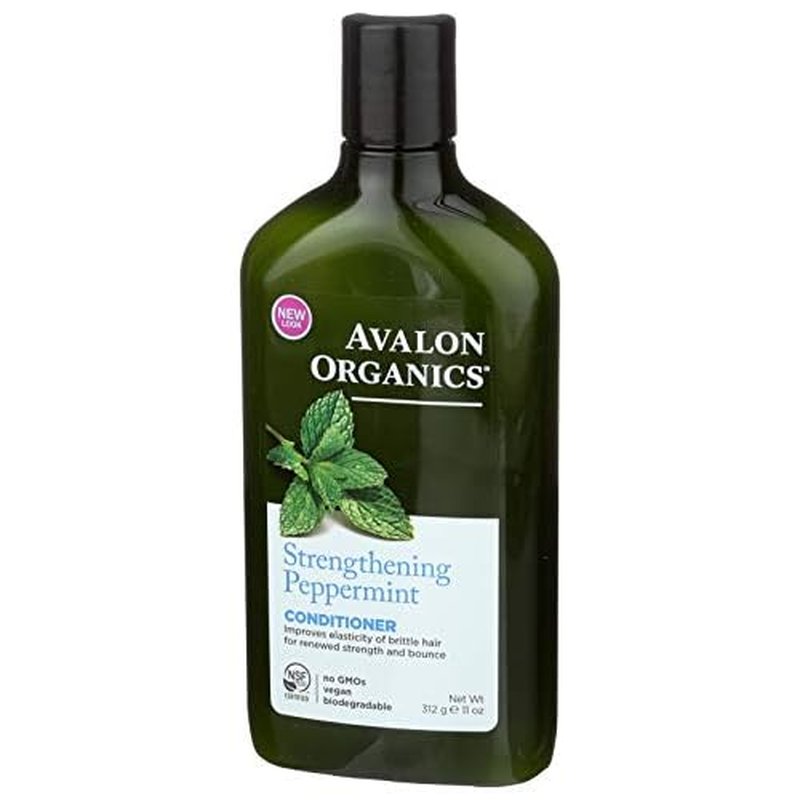 Avalon Organics Conditioner Strengthening Peppermint, 11 oz