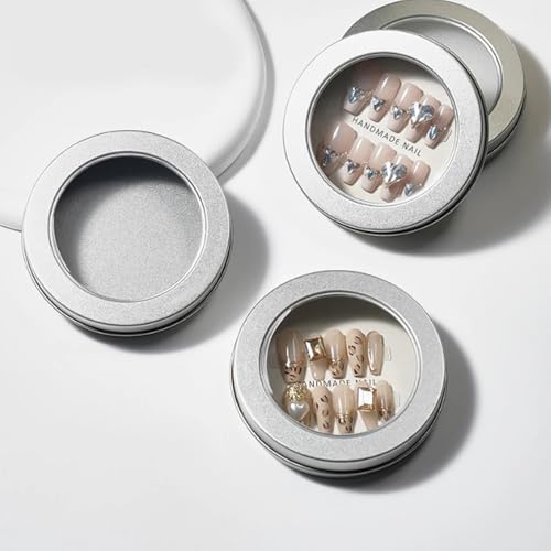 2 oz Aluminum Round Tin Containers with Screw Lid – 75pc Craft & Cosmetic Jars