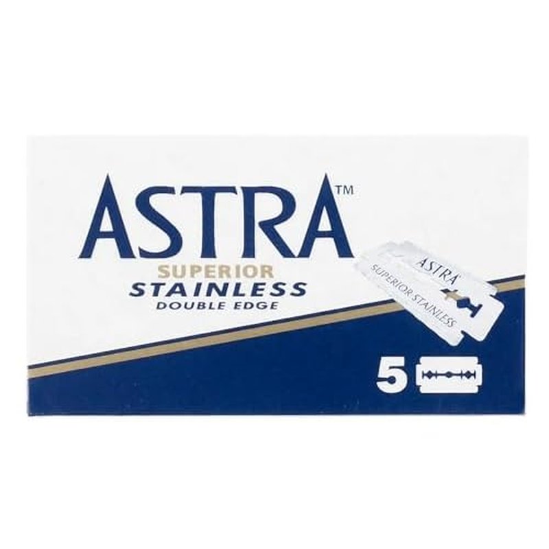 Astra Stainless, Double Edge Razor Blades, 100 pieces