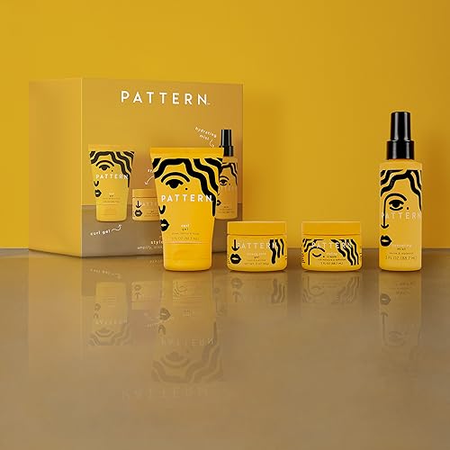 PATTERN Beauty Mini Stylers Kit 3 fl oz. - for Curly, Coily & Tight Textured Hair - Includes Hydrating Mist, Curl Gel, Styling Cream & Strong Hold Gel