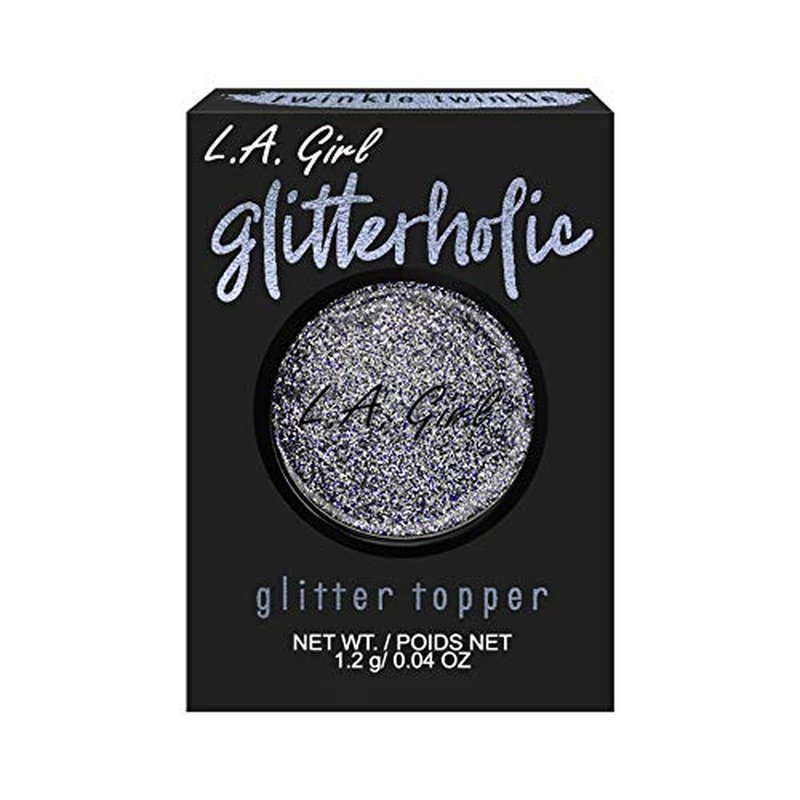 L.A. Girl Glitterholic Glitter Topper, Twinkle Twinkle GGP452 (Pack of 2)