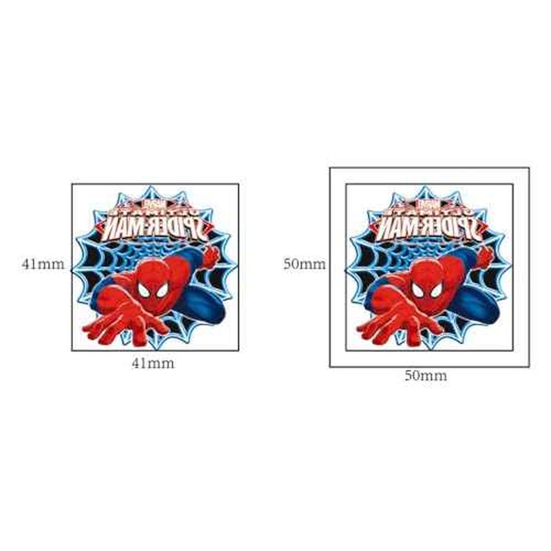 20pcs Spiderman Temporary Tattoos for Kids, Cool Birthday Party Favors, Cute Cartoon Decoration Sticker Gifts for Girl Boys Home Activity Class Prizes Carnival Christmas Rewards