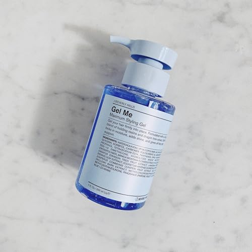 Hair Styling Gel with Vitamin B5 - Firm Hold, Shine & Moisture - 7 Oz