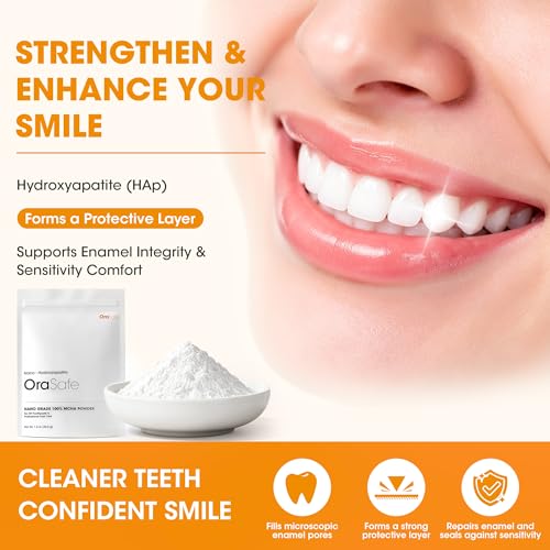 Nano Hydroxyapatite Powder for DIY Toothpaste & Oral Care 42.5g - Fluoride Free