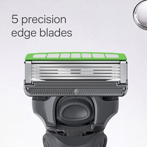 Schick Hydro Sensitive 5-Blade Razor Refills, Pack of 12 for Men