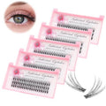 Bodermincer 20D 0.07mm Thickness 8-22mm To Choose Grafting False Eyelashes False Eyelashes Individual Natural Long Mink Fake Eyelashes Extension Handmade Bulk Wholesale (5 Packs-20mm)